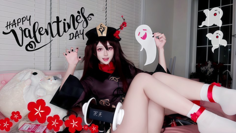 ASMR和原神胡桃一起度过情人节夜晚的时光！